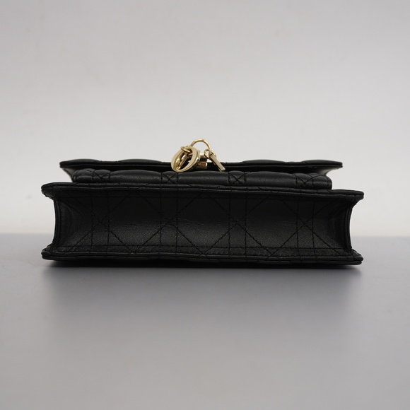 Christian Dior Lady Dior Leather Chain Wallet - Picture 3 of 11